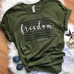 Olive Green Graphic Tee